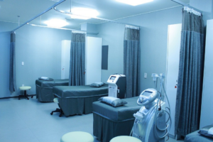  A well-disinfected hospital facility. 