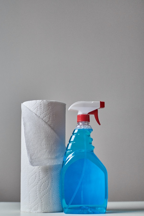 a spray bottle